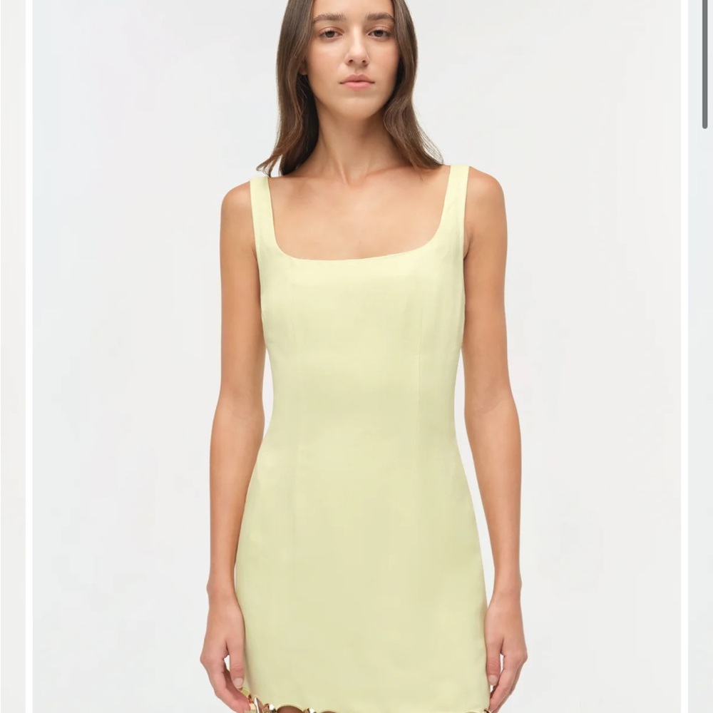 Simkhai Lindley Studded Linen Midi Dress. Worn once